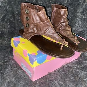 Brown sandals
